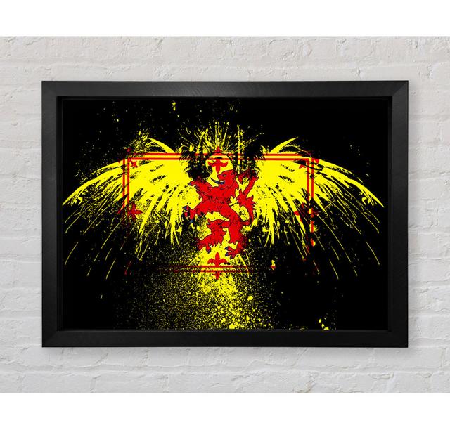 Welsh Flag Eagle - Print Bright Star Size: 84.1cm H x 118.9cm W on Productcaster.