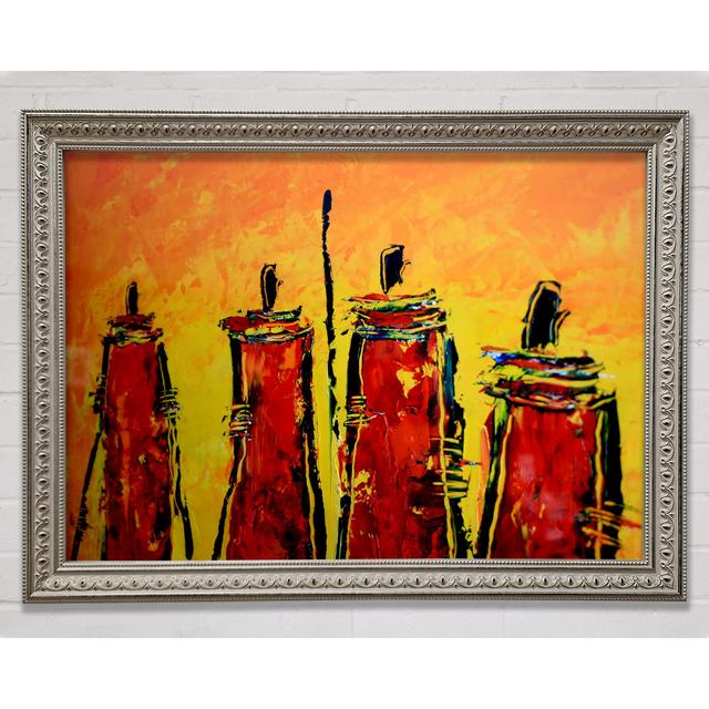 Masai Tribe - Print Rosalind Wheeler Size: 59.7cm H x 84.1cm W x 3cm D on Productcaster.