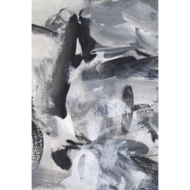 Black and White Mix III by Christina Long - Wrapped Canvas Painting Metro Lane Size: 30cm H x 20cm W on Productcaster.