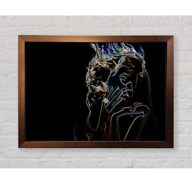 Kylie Minogue Psychedelic Framed Print 17 Stories Size: 42cm H x 59.7cm W on Productcaster.