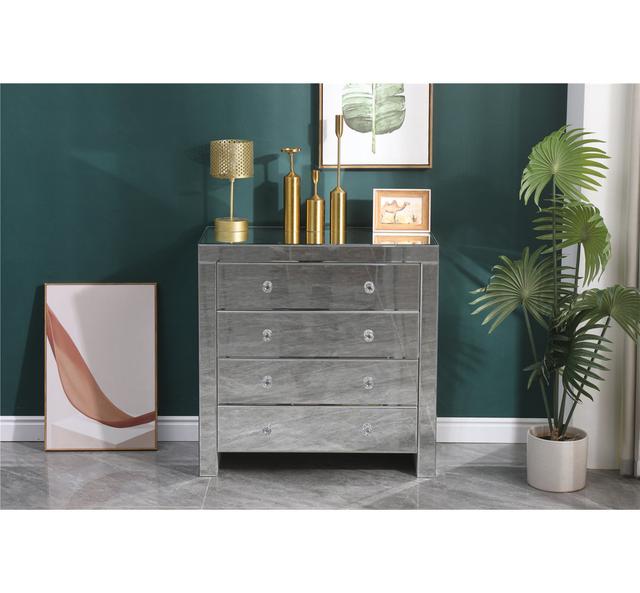 Calem 4 Drawer 80Cm W Chest Of Drawers Canora Grey on Productcaster.