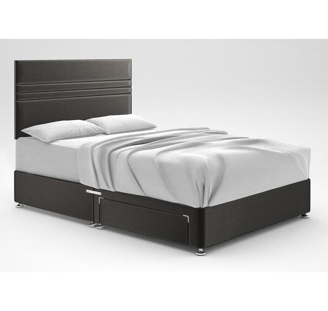 Ostara Divan Bed Base 17 Stories Storage Type: 2 Drawers, Colour: Cosmic, Size: Super King (6') on Productcaster.