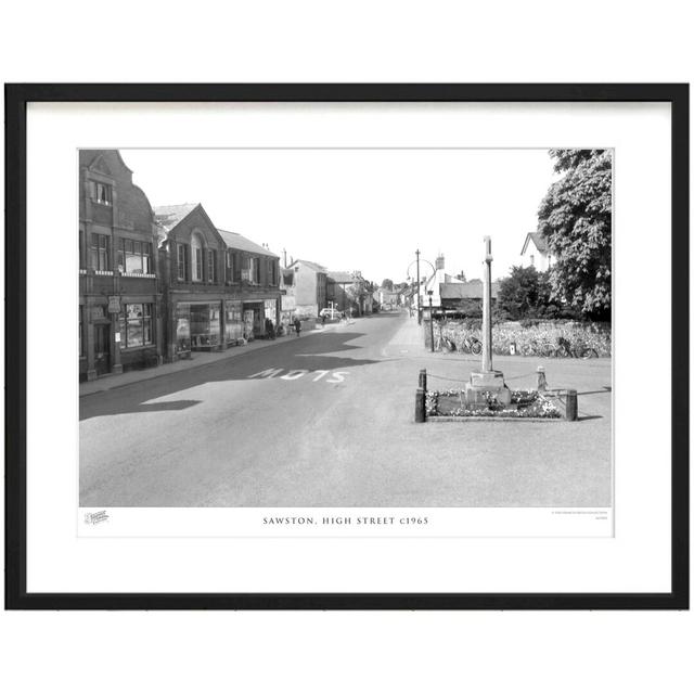 Sawston, High Street C1965 by Francis Frith - Single Picture Frame Print The Francis Frith Collection Size: 60cm H x 80cm W x 2.3cm D on Productcaster.