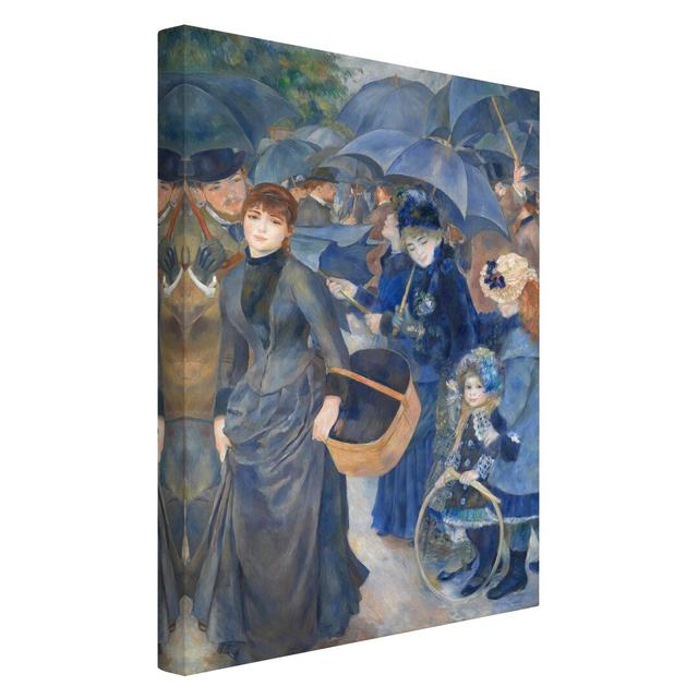 Leinwandbild Die Regenschirme von Auguste Renoir Rosalind Wheeler Rahmen-Option: 90 cm H x 60 cm B on Productcaster.