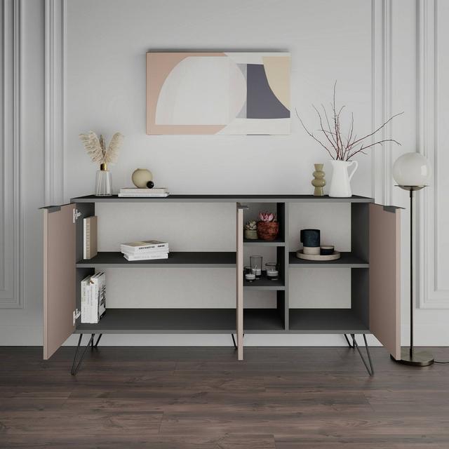 Sideboard Rosati ScanMod Design Farbe: Anthrazit/Beige on Productcaster.