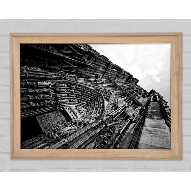 Notre Dame Barcelona - Single Picture Frame Art Prints Rosalind Wheeler Size: 84.1cm H x 118.9cm W x 1.5cm D on Productcaster.