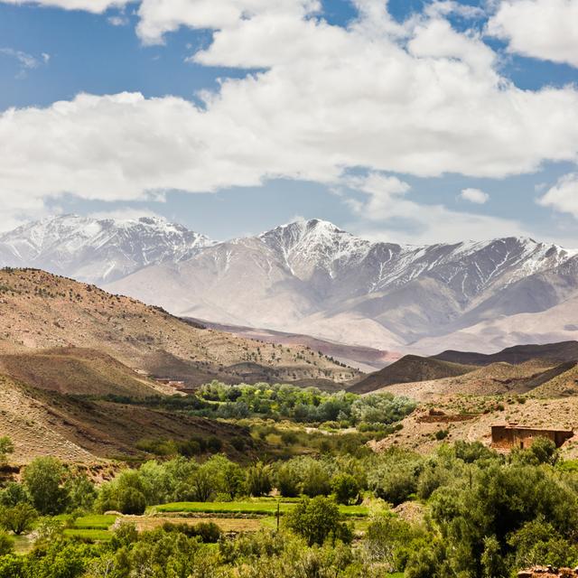 Atlas Mountains by Mlenny - No Frame Art Prints on Canvas Alpen Home Size: 122cm H x 122cm W on Productcaster.