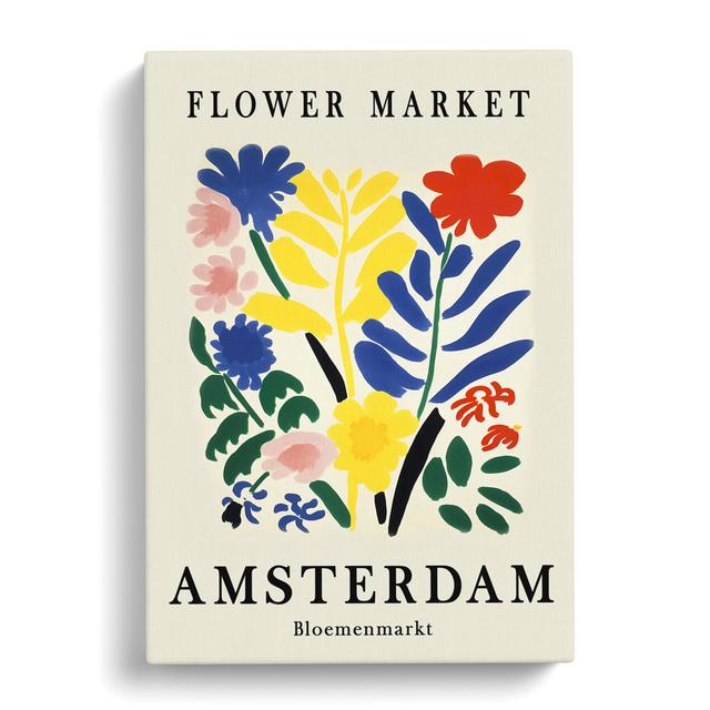 Amsterdam Flower Market Exhibition No.3 George Oliver Size: 60cm H x 40cm W x 3cm D on Productcaster.