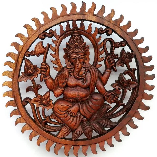 Ganesha Hindu Wall Décor World Menagerie on Productcaster.