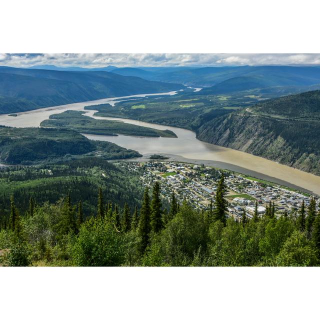 Cliffside Dawson City by Lisa Kedian Photography - Wrapped Canvas Print Alpen Home Size: 61cm H x 91cm W x 3.8cm D on Productcaster.