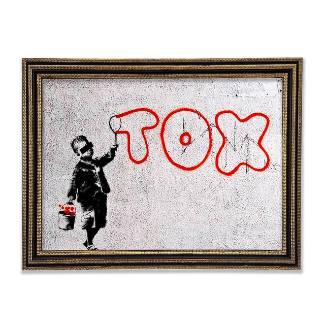 Toxic Framed Print Happy Larry Size: 42cm H x 59.7cm W x 3cm D on Productcaster.