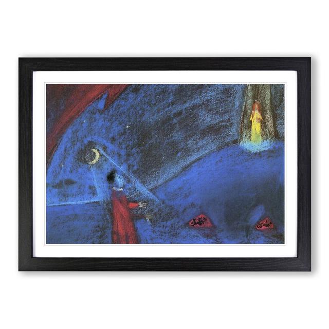 The Dreaming Boy II by Walter Gramatte - Picture Frame Painting East Urban Home Frame Option: Black, Size: 36cm H x 48cm W x 2cm D on Productcaster.