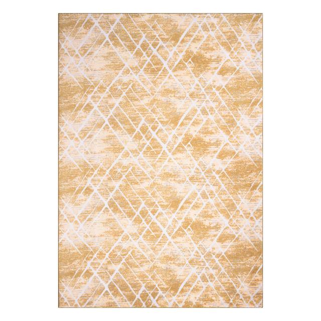 High-Quality Modern Design Bedroom Rugs,Office Carpets, Decorative Runner Rug Home Decor Rugs Yellow. Williston Forge Rug Size: Rectangle 80 x 150cm on Productcaster.