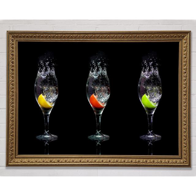 Fruit Cocktail Slash - Single Picture Frame Art Prints Bright Star Size: 100cm H x 141.4cm W on Productcaster.