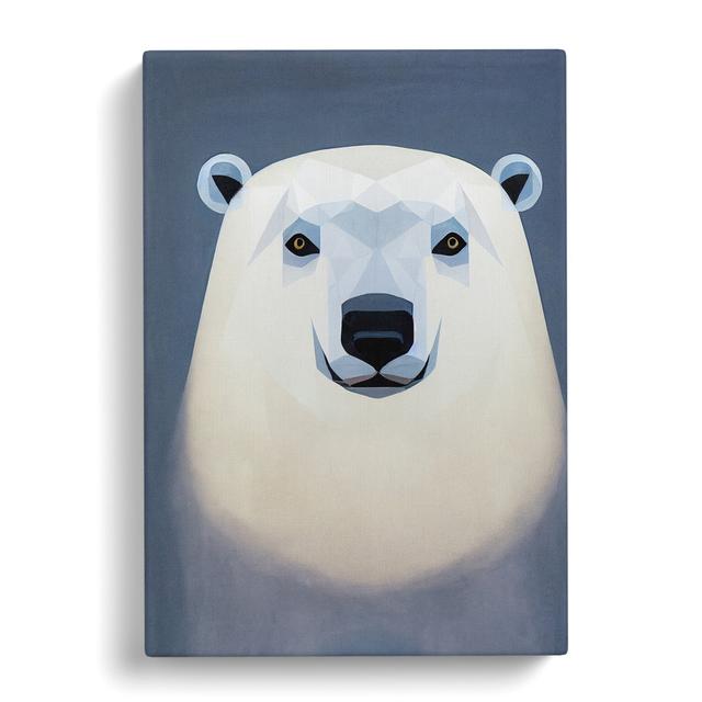 Thorndale Face of a Polar Bear - Wrapped Canvas Graphic Art Alpen Home Size: 50cm H x 35cm W x 3cm D on Productcaster.