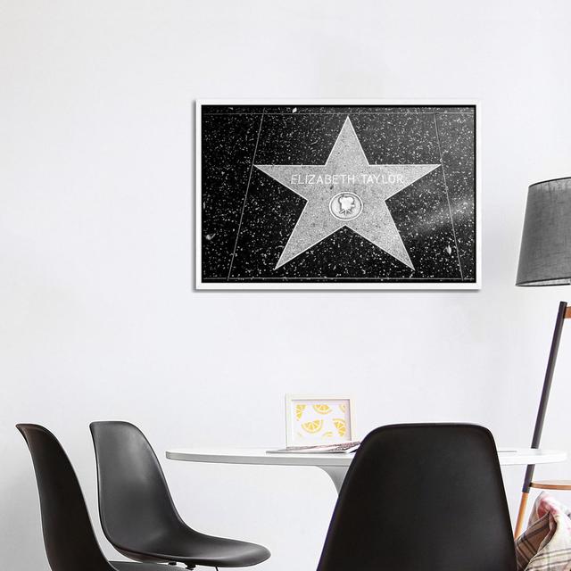 Elizabeth Taylor Star by Susanne Kremer - Gallery-Wrapped Canvas Giclée on Canvas Ebern Designs Format: White Floater Framed, Size: 66.04cm H x 101.6c on Productcaster.