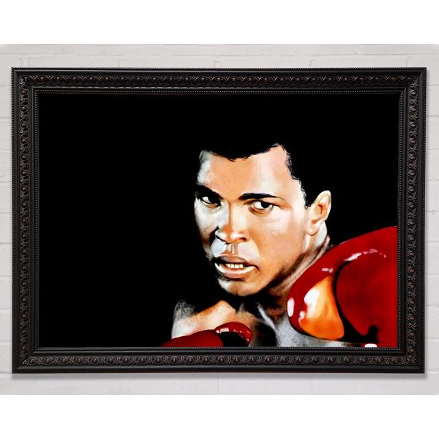 Muhammad Ali Boxing Gloves - Single Picture Frame Art Prints Bright Star Size: 100cm H x 141.4cm W on Productcaster.