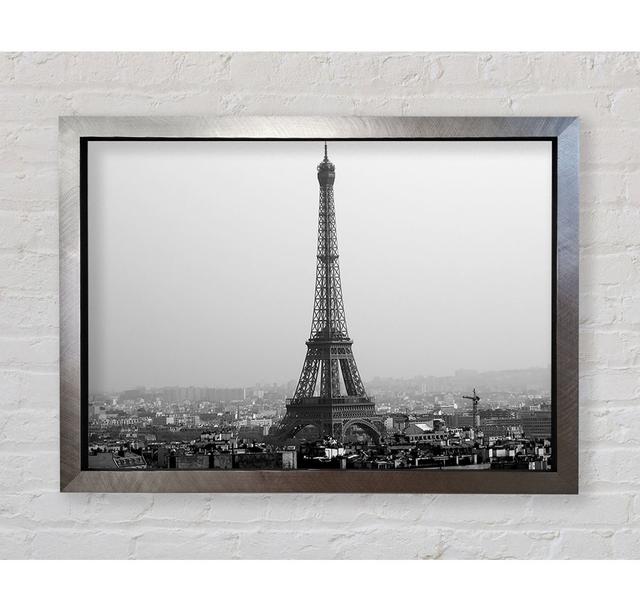 Tower Eiffel Black And White - Single Picture Frame Art Prints Bright Star Size: 42cm H x 59.7cm W on Productcaster.