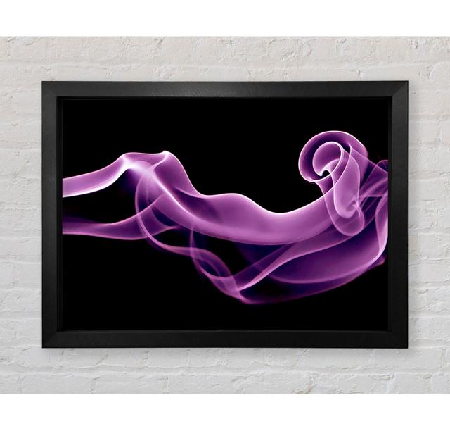 Purple Smoke - Single Picture Frame Art Prints Metro Lane Size: 42cm H x 59.7cm W x 3.4cm D on Productcaster.