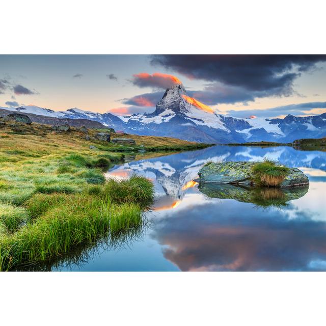 Sunrise with Matterhorn Peak - Wrapped Canvas Photograph Alpen Home Size: 51cm H x 76cm W x 3.8cm D on Productcaster.