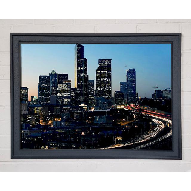 The Ring Road To Hong Kong Framed Print Ebern Designs Size: 84.1cm H x 118.9cm W x 1.5cm D on Productcaster.