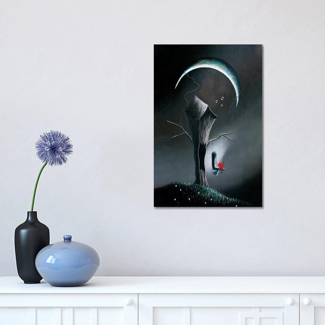 Secret Gifts by Moonlight Art Parlour - Print on Canvas Latitude Run Size: 45.72cm H x 30.48cm W x 1.91cm D, Format: Wrapped Canvas on Productcaster.