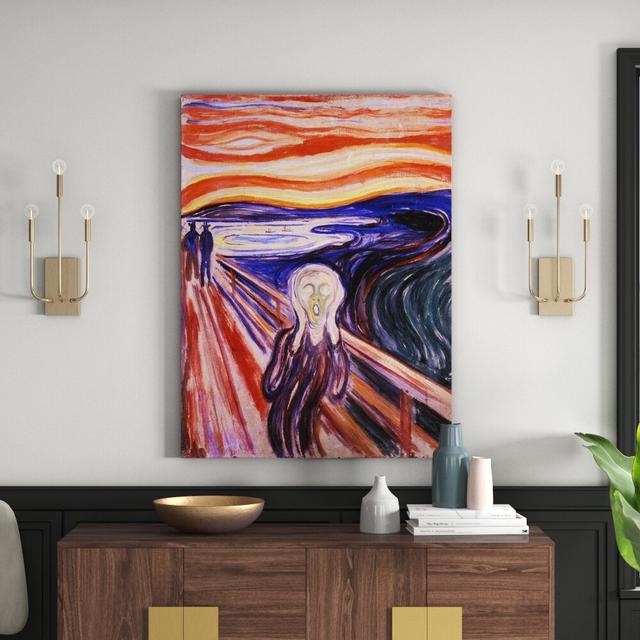 Edvard Munch - Wrapped Canvas Painting East Urban Home Size: 80cm H x 60cm W x 1.8cm D on Productcaster.