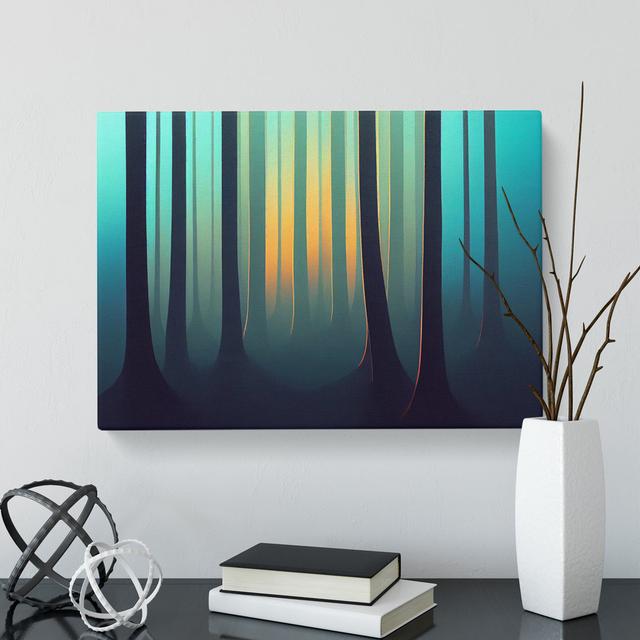 An Ethereal Forest - Wrapped Canvas Graphic Art Alpen Home Size: 35cm H x 50cm W x 3cm D on Productcaster.