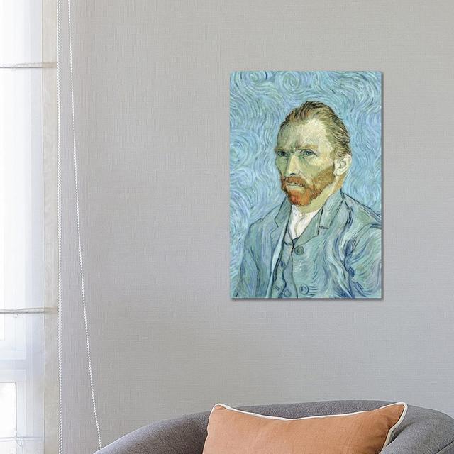 Self Portrait, September 1889 by Vincent Van Gogh - Wrapped Canvas Painting ClassicLiving Size: 66.04cm H x 45.72cm W x 3.81cm D on Productcaster.