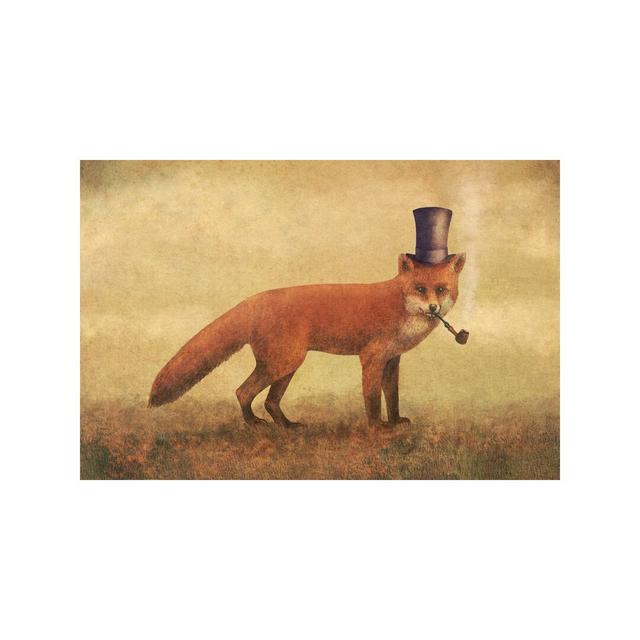 Crazy Like A Fox by Terry Fan - Wrapped Canvas Print East Urban Home Size: 66.04cm H x 101.6cm W x 1.91cm D on Productcaster.