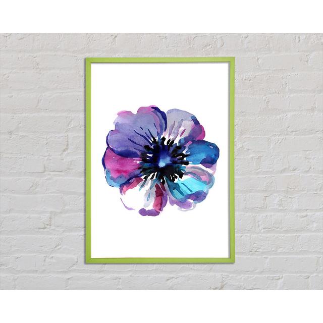 Damek Psychedelic Flower Head - Single Picture Frame Art Prints Ophelia & Co. Size: 59.7cm H x 42cm W x 2cm D on Productcaster.