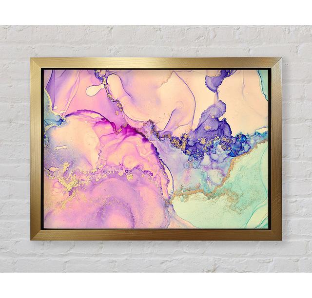 The Lilac Pastel Ink Water - Picture Frame Art Prints Bright Star Size: 84.1cm H x 118.9cm W on Productcaster.