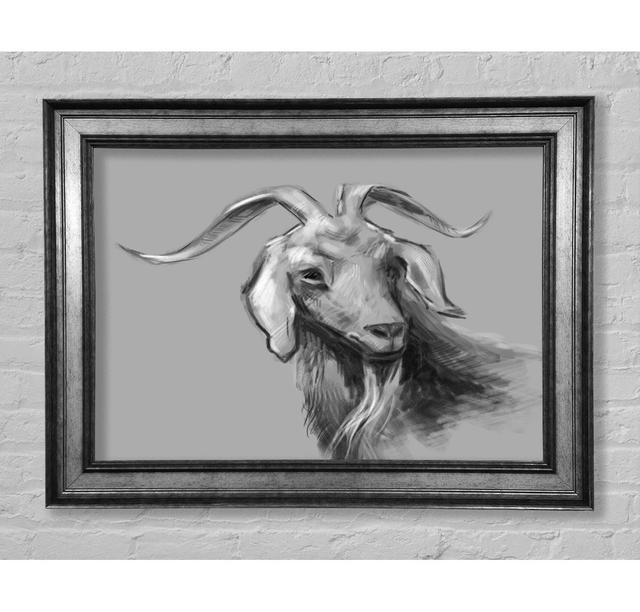 The Sketch Goat - Print Bright Star Size: 59.7cm H x 84.1cm W x 8cm D on Productcaster.