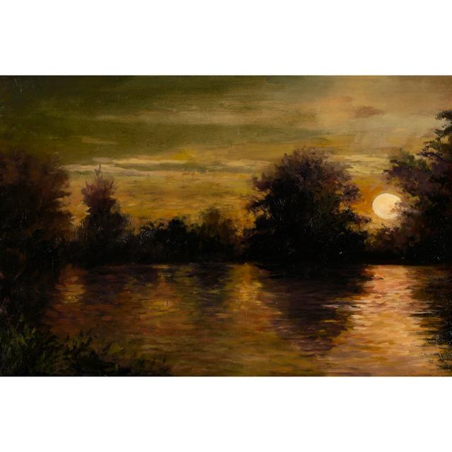 The Setting Glow by Mary Jean Weber - Wrapped Canvas Art Prints Rosalind Wheeler Size: 61cm H x 91cm W on Productcaster.