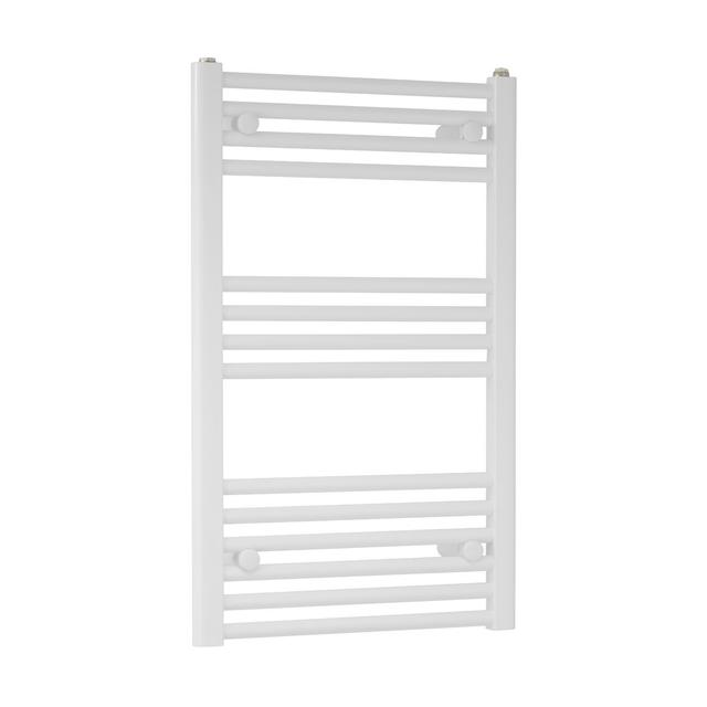 Straight Towel Rail Heated Towel Rails Towelrads Size: 100cm H x 40cm W x 7.5cm D, Finish: White on Productcaster.