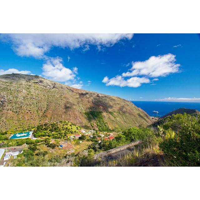 St Helena Island - Wrapped Canvas Print Alpen Home Size: 61cm H x 91cm W x 3.8cm D on Productcaster.