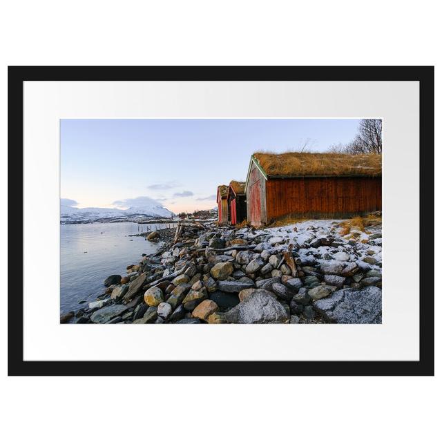 Gerahmtes Poster Küste der norwegischen See Tromso East Urban Home Größe: 40 cm H x 55 cm B on Productcaster.