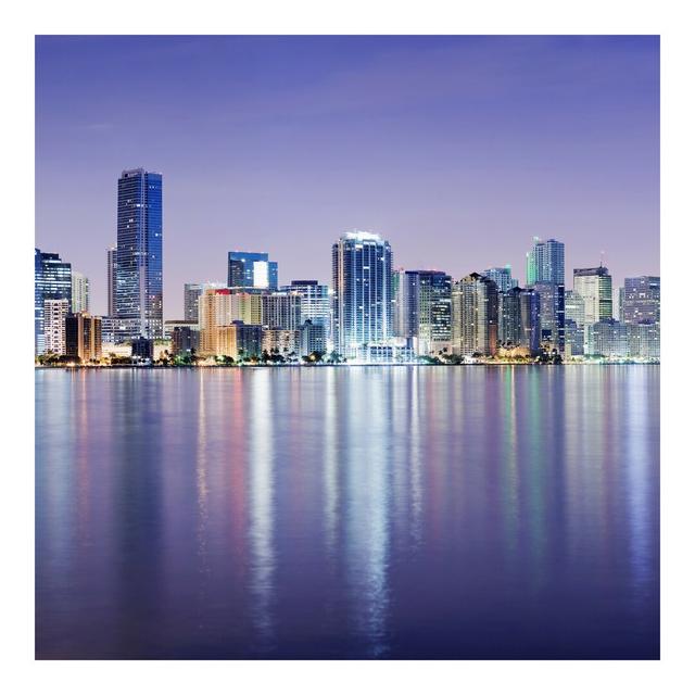 Miami Beach Semi-Gloss Wall Mural East Urban Home Material quality: Premium (150g/m²), Size: 2.4m x 240cm on Productcaster.