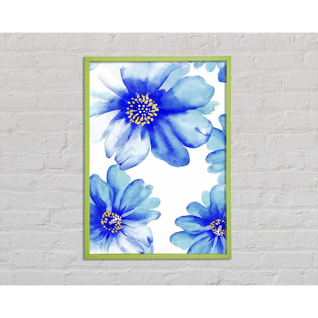 Stunning Blue Petals - Print Ophelia & Co. Size: 59.7cm H x 42cm W x 2cm D on Productcaster.