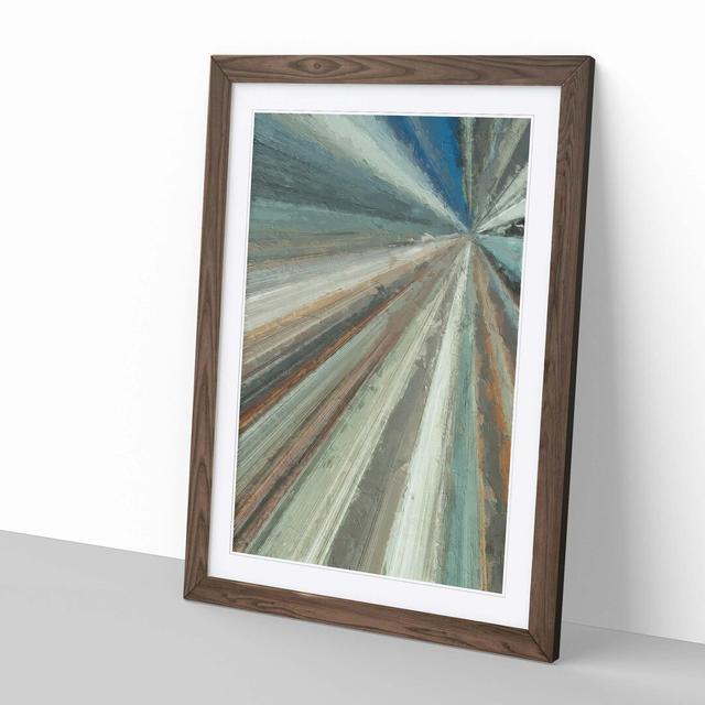 Towards the Light in Abstract - Picture Frame Graphic Art Print East Urban Home Frame Option: Walnut, Size: 91cm H x 60cm W x 2cm D on Productcaster.