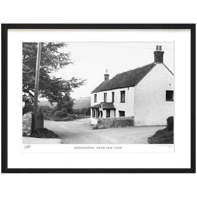 Rowberrow, Swan Inn C1960 - Single Picture Frame Print The Francis Frith Collection Size: 28cm H x 36cm W x 2.3cm D on Productcaster.