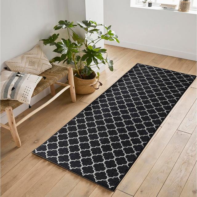 Dawson Door Mat Three Posts Colour: Black, Mat Size: 80cm W x 300cm L on Productcaster.