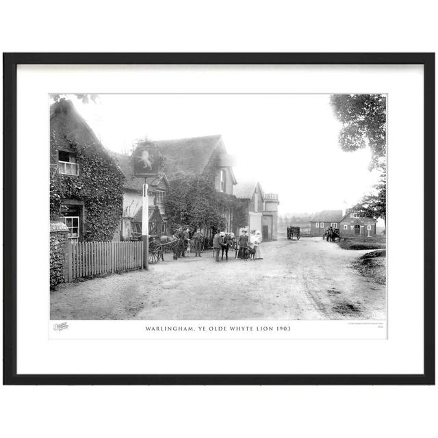 'Warlingham, Ye Olde Whyte Lion 1903' by Francis Frith - Picture Frame Photograph Print on Paper The Francis Frith Collection Size: 28cm H x 36cm W x on Productcaster.