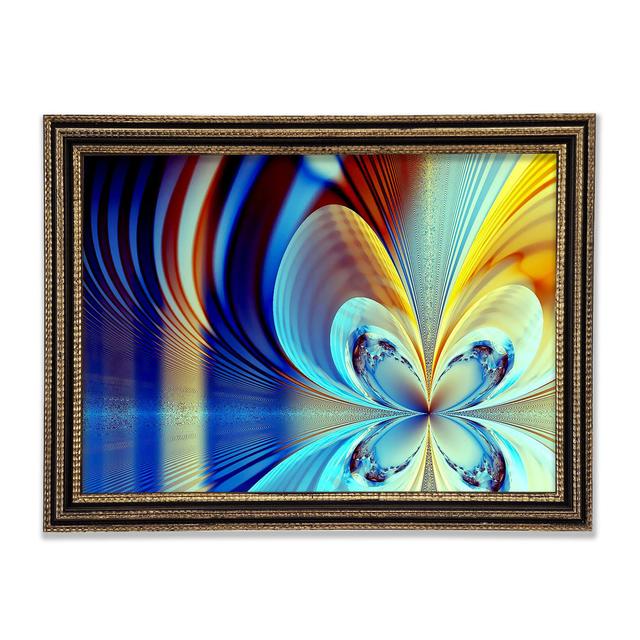 Psychedelic Colours Framed Print Ivy Bronx Size: 84.1cm H x 118.9cm W x 3cm D on Productcaster.