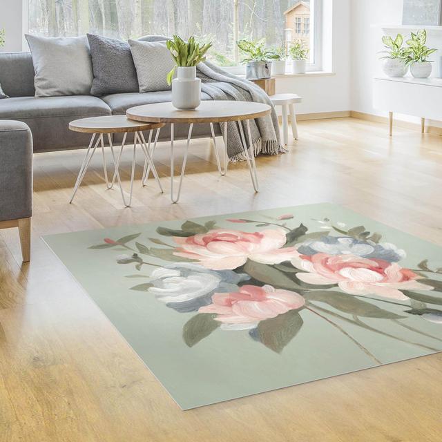 Square Gurmannat Floral Maschinell Hergestellt Machine Woven Area Rug East Urban Home Rug Size: Square 120cm on Productcaster.