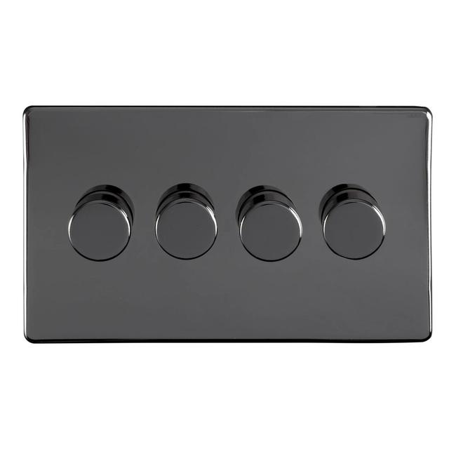 Wandmontierter Dimmer Eurolite Farbe: Schwarz/Nickel on Productcaster.