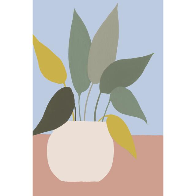 Ordinary Houseplant III by Regina Moore - Wrapped Canvas Painting Print Marlow Home Co. Size: 91cm H x 61cm W on Productcaster.