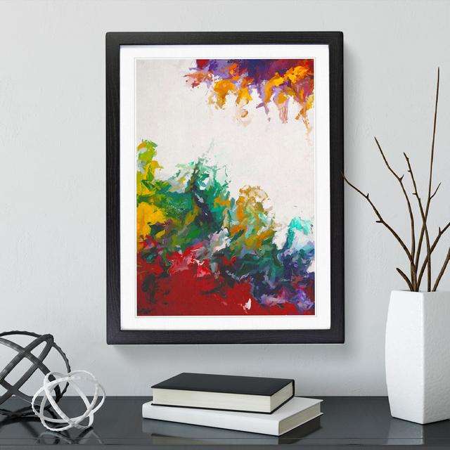 Eloquence Abstract - Picture Frame Painting Metro Lane Size: 34cm H x 25cm W x 2cm D, Frame Colour: Black on Productcaster.