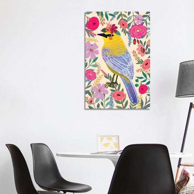 Warbler by Mia Charro - Wrapped Canvas Gallery-Wrapped Canvas Giclée ClassicLiving Size: 101.6cm H x 66.04cm W on Productcaster.