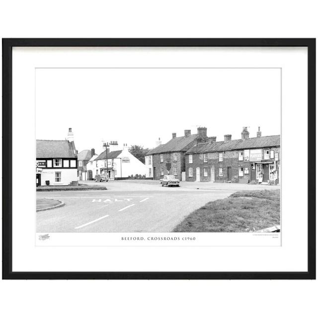 'Beeford, Crossroads C1960' by Francis Frith - Picture Frame Photograph Print on Paper The Francis Frith Collection Size: 40cm H x 50cm W x 2.3cm D on Productcaster.